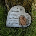 Miniatyrbillede 2 af 5: Husdyrsgravsten til hund Harts Hundmindesmærke Hjerteformet P