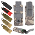 Miniatyrbillede 4 af 5: Taktisk Molle-holder Lommelygte Nylon SVART SVART Sort