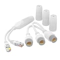 Miniatyrbilde 1 av 5: Høytytende vanntett PoE Splitter Adapter Utendørs Power Over Ethernet Splitter Anti-interferens Plug-&Play-