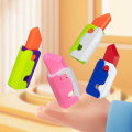 Miniatyrbilde 3 av 8: 3D Print Gravity Cub Jump Liten Rädisa Morot Mini Modell Decom Blå one size Blue one size