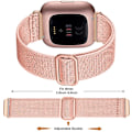 Pikkukuva 2 / 4: Fitbit Versa 2 Nylonranneke - Säädettävä urheiluranneke miehille ja naisille