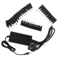 Miniatyrbilde 1 av 11: Justerbar strømforsyning 96W 12V-24V Laptop-lader Regulert strøm med 34PCS Universal strøm null - EU