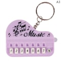 Miniatyrbillede 1 af 7: Bærbar musikinstrument Toy Piano Nøglering Mini Elektronisk A3 onesize A3 onesize