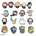 Miniatyrbild 2 av 5: 17 st Harry Potter Crocs Skor Berlocker Sko Sandaler Dekor Berlocker Födelsedagspresenter Skor Tillbehör Set