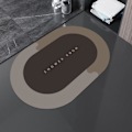 Miniatyrbillede 3 af 4: Bademåtte Superabsorberende Moderne Enkel Skridsikker Gulvmåtte (Brun CDQ