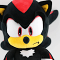 Miniatyrbild 3 av 5: Sonic - Shadow plyschleksak 30cm Svart färg Supermjuk kvalitet W -i