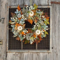 Miniatyrbilde 2 av 8: Thanksgiving kunstig høstlønn og gresskar krans for A 1PC A 1PC