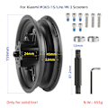 Miniatyrbillede 4 af 5: Til Xiaomi scooter todelt let at afmontere og let at installere hjulnav M365 Pro Pro2 1S Til Xiaomi3 baghjulsfælg röd M365 1S MI3