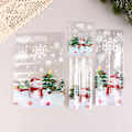 Miniatyrbillede 2 af 5: 50/100 stk 2024 Jule e Snemænd Plastgaveposer Candy Coo B