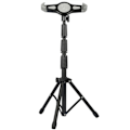 Miniatyrbilde 3 av 5: iPad-stativ, justerbar høyde iPad-holder & gulv iPad-stativ med 360° roterende iPad-feste
