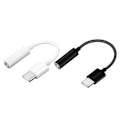 Pikkukuva 10 / 11: USB C - 3,5 mm:n sovitin, tyyppi C - 3,5 mm:n liitäntä, kuulokeliitäntä, äänenmuunnin, kuulokejohto Huawei Mate10 Prolle, P20:lle, 6 valkoista White