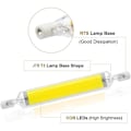 Miniatyrbillede 4 af 4: R7s LED pære 10w kold hvid 2-pak dæmpbar halogen erstatning