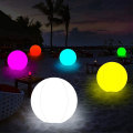 Miniatyrbilde 2 av 4: Bassenget leker 16 farger Glow Ball Oppblåsbar LED Light Up Ball med fjernkontroll null none