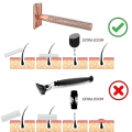 Miniatyrbilde 3 av 5: Rose Gold Razor Klassisk Dobbeltkant Razor for Menn Barbering og Hårbortfjerning for Kvinner 10 Razor Blades Rose Gold