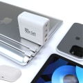 Miniatyrbilde 5 av 5: 100W GaN reselader Dobbel USB-A Dobbel Type-C PD Hurtiglading US UK EU AU Pluggsett
