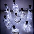 Miniatyrbild 5 av 5: Paket med 10 LED-flaskkorklampor. 2m 20 LED-flasklampor. Silvertråd
