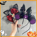 Pikkukuva 2 / 6: Halloween-paholaisen hiuspanta Halloween-juhlan koriste Hämähäkkiverkko A6 one size A6 onesize