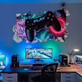 Miniatyrbild 1 av 5: 3D Gamer Väggdekaler, Gamer Poster Väggdekoration, Pojke Sovrum Väggdekal, Modern Vardagsrum Dekoration Väggdekaler, Pojke Sovsal Väggdekal, Di