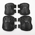 Miniatyrbild 1 av 5: Taktisk knäskydd Armbåge CS Military Protector Army Airsoft Outd Black one size Black one size
