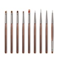 Miniatyrbild 5 av 5: Nagelkonstborste Ritverktyg Spets-Brush Manikyr Gel Polish UV A6 onesize A6 onesize