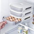 Miniatyrbilde 5 av 5: Egglagerboks, Eggboks i plast, Kjøkkenegglagerboks, Eggbeholder