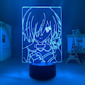 Miniatyrbillede 2 af 5: Stor Fate Okita Souji LED-natlampe til soveværelsesindretning
