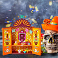 Miniatyrbillede 1 af 5: Dag de Muertos Ofrenda Trææske Sæt