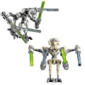 Miniatyrbillede 1 af 3: 2 stk. Star Wars Minifigurer General Grievous Actionfigurer Legetøj