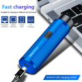 Pikkukuva 4 / 5: Mini USB sähköinen partakone Partakone Kannettava Pyörivä terä Parta S Musta Yksi koko Black One Size