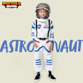Miniatyrbild 2 av 8: Halloween Unisex Vit Astronautdräkt Barn, NASA Pilotdräkt med Hjälm, 3T-L (3-12 År) Toddler (3-4 yrs)