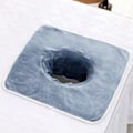 Pikkukuva 1 / 8: 35*35cm Kauneushoitola Hierontalautasen Planking Kasvojen käsipyyhe reiällä Tummansininen Yksi koko Dark blue one size