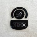 Pikkukuva 3 / 11: Setti ammattimaisia ​​hiiren liukusäätimiä tarroja hiiren jalkapehmusteita liukuja pyöristetyillä kaarevilla reunoilla Logitech G Pro X Superlight Blackille