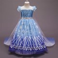 Pikkukuva 2 / 5: Frozen-mekko lapsille, tytöille, cosplay, syntymäpäiväjuhlat, prinsessamekko 110cm 110cm
