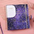 Pikkukuva 4 / 5: 2021 Agenda Planer Organizer B5 Coil Notebook Journal Dagligen Månadsvis Veckoschema Skolan Kontorsmaterial Papper Grå