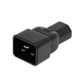 Miniatyrbild 3 av 5: IEC 320 C20 3-stiftshane till C13 3-stiftshonkontakt Power