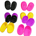 Miniatyrbillede 8 af 8: 2 stk. silikone cover frisørsalon farvebeskyttelse beskytter E sort onesize Black onesize