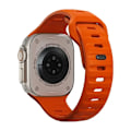 Pikkukuva 7 / 7: Silikoniranneke Apple Watchille 49mm 44mm 45mm 40mm 41mm 42mm 38mm Ultra 2 Sport Correa Armband iwatch Series 9 8 7 6 5 se orange-BOX12
