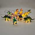 Miniatyrbild 1 av 5: 1,5 m Dinosaurie Ljusslinga Barn Sovrum 10 LED Varm Xmas