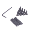 Miniatyrbillede 4 af 5: 5 stk Tactical M-Lok Picatinny Rail 5 7 9 11 13 Slots Mlok Sort