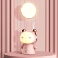 Miniatyrbillede 4 af 4: Unik skrivebordslampe LED-natlampe til børn Studerende læring øjenbeskyttelseslampe USB genopladelig arbejdsbord til hjem i soveværelset (rosa)