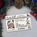Miniatyrbild 3 av 8: Kort Jultomten Flygande Körande Julklapp För A2 one size A2 one size