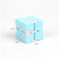 Miniatyrbillede 4 af 5: Uendelig terning dekompressionsartefakt lommeterning makaron lommeflip terning dekompression mini lomme Pink Infinite Cube