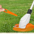 Miniatyrbillede 4 af 5: Pakke med 100 kompatible knive til Stihl PolyCut 2-2 PolyCut 3-2, FSA 45 FSA 57 FSE 52, plastikknive til Stihl trådløs trimmer.