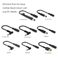 Miniatyrbild 2 av 7: DC-strömanslutningskabel 6,0x3,7 hona till DC 5525 7406 4506 5521 4017 Jack Plug Laddningsomvandlare för bärbar dator null - 1