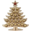 Miniatyrbild 1 av 3: Julkalender, presentask, träställ för choklad, godis, julkalender i form av julgran/älg, säsongsdekoration