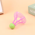 Miniatyrbillede 3 af 5: 3 stk. vindtæt nylon badminton udendørs anti-vind plast træning 3pcs