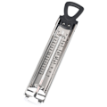 Miniatyrbilde 1 av 3: Godtermometer i rustfritt stål for fritering av matlaging med hengekrok og tilberedning med gryteklemme gr?