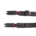 Miniatyrbillede 1 af 4: Universal Isofix-strop til autostole, Isofix One Touch-sele Ltuikhq Blød polyester Sort 1,6 m, 15000N trækstyrke