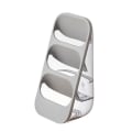 Miniatyrbilde 1 av 8: Oppbevaringsstativ for pinner, skjeholder, skråstilt innsats, 3 lag, grå, onesize Gray onesize