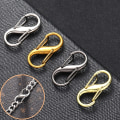 Miniatyrbillede 2 af 8: 5 ST Karabinhage Legering S-formet fjeder otte tegn spænde Ant A 5PCS A 5PCS